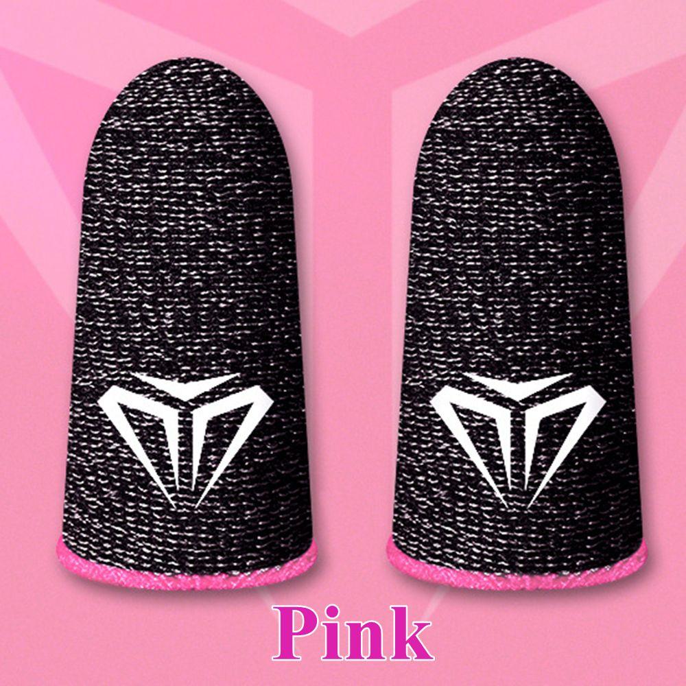 1 Pair Mobile Breathable Sweatproof Finger Cots Anti-slip Game Fingertip Gloves Touch Screen