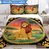 Lion king 3pcs K-pop music group Bedding set,Ideal for Bedroom, Dormitory,Including Duvet Cover And 2pcs Pillowcases,Fan gifts