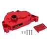 RC Gearbox Kit Aluminum Transmission Box with Screws for ARRMA GRANITE SENTON 110 RC VehicleRed