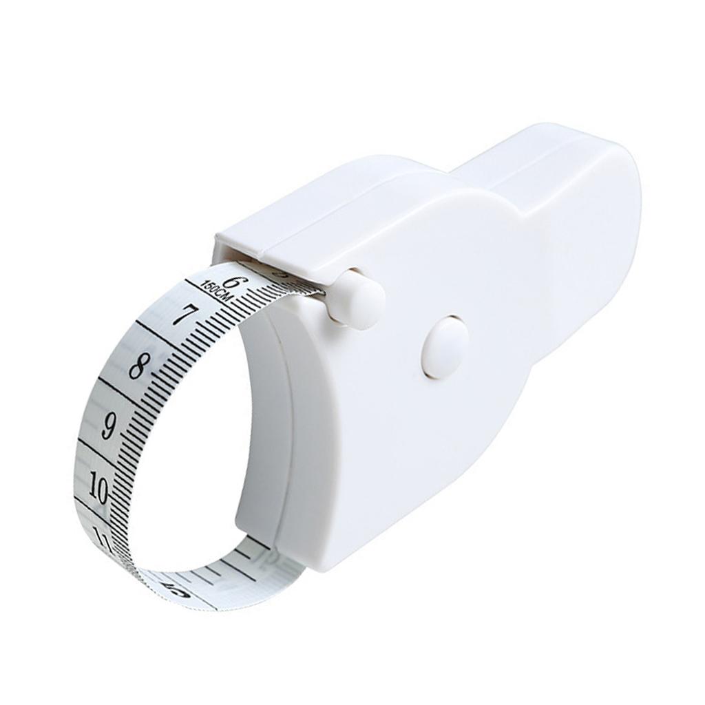 Лента для измерения жира в организме, высокоточная двойная шкала, измерительная лента для тела, автоматическая телескопическая лента