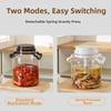 Sealed Pickle Jars Large Capacity Airtight Storage Pitcher Plastic Pickle Container