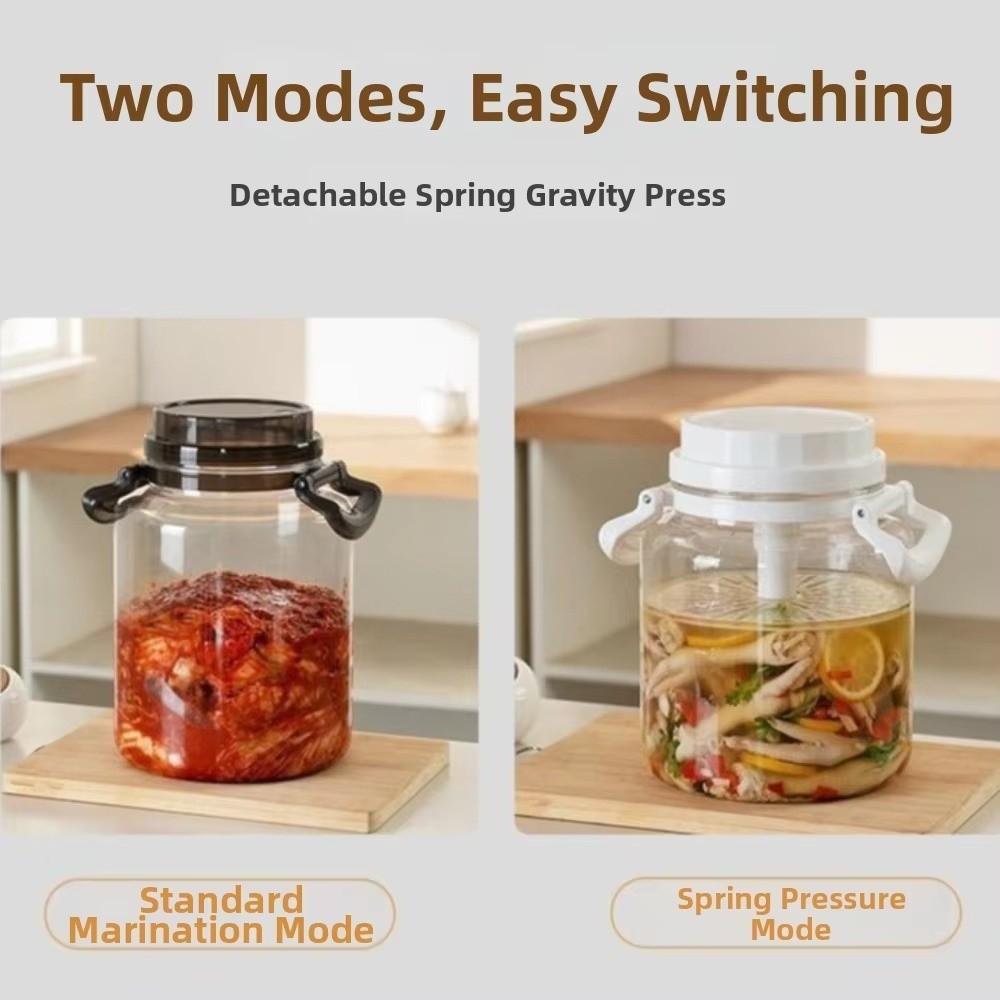 Sealed Pickle Jars Large Capacity Airtight Storage Pitcher Plastic Pickle Container