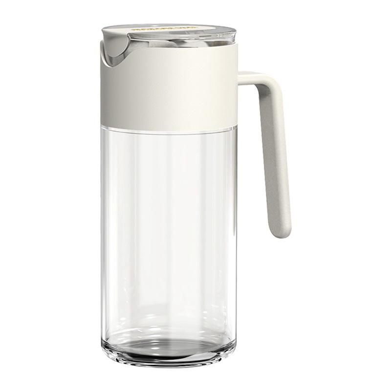 Легкий простой масленка с ручкой – Разборная, Легко моющаяся, Автоматическая Открывающаяся/Закрывающаяся кухонная бутылка для соуса