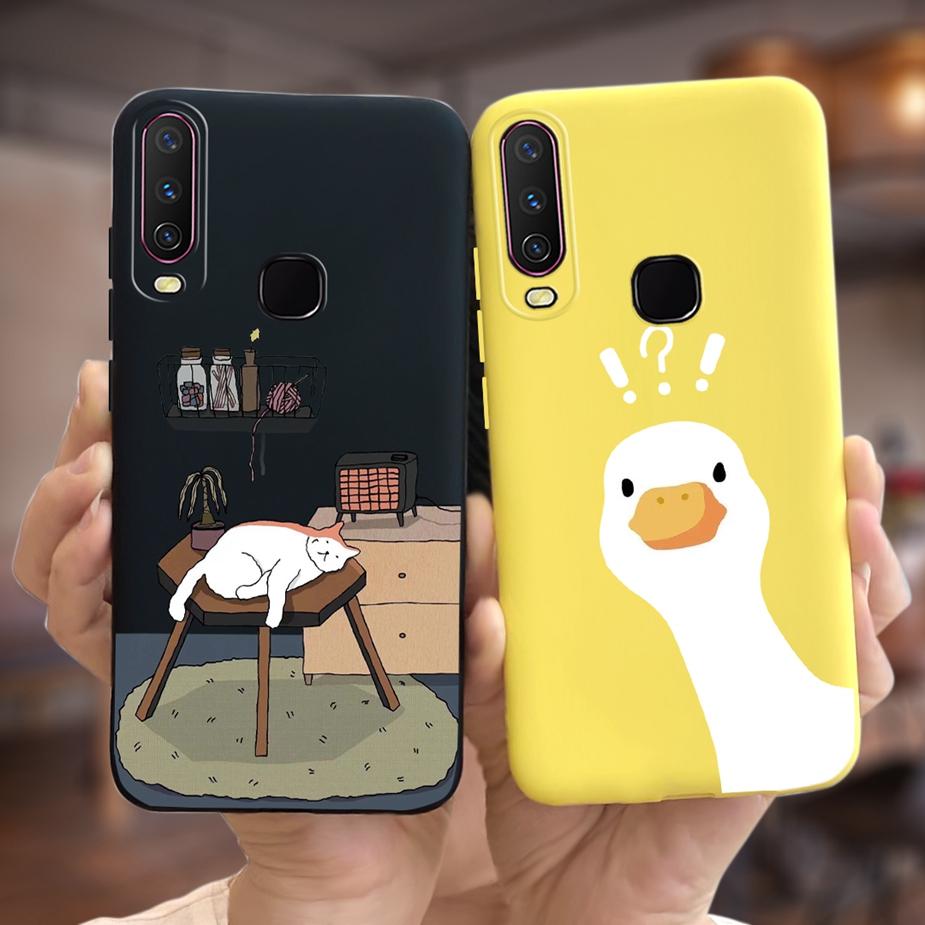 Чехол для Vivo Y12 Чехол для Vivo Y15 Y17 1902 1904 Милый Модный Мультяшный Чехол Мягкий Силиконовый Чехол для Телефона Для Vivo Y15 Y 12 17 VivoY12 Чехлы