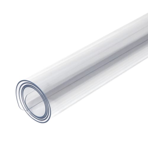 Yiwbj Transparent Tablecloth, 80x130cm, 1.5mm Thick PVC, Table Mat, Rectangular Desk Mat, Odorless Vinyl Rectangular Table Cover, Waterproof, Stain-Re