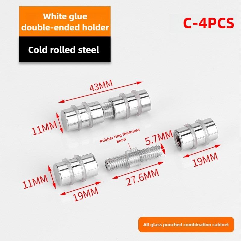 4/8PCS Wardrobe Shelf Studs Pegs Metal Shelves Bracket Wine Cabinet Glass Plate Fixed Holder Furniture Hardware Accessories