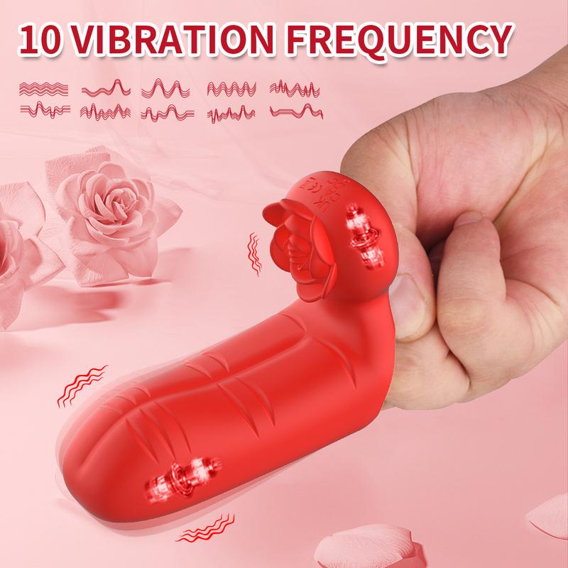 Finger Sleeve Vibrator Female Masturbator Clit Stimulate Tongue Licking Massager Erotic Exotic Accessories Sex Toys For Women 18