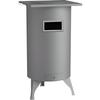 Round Steel Wood Stove - FM Calefaccion - CH-7 - 8Kw - 66% - Grey