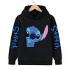 Новое в Худи Cool Stitch Детская Мультяшная Одежда Мальчик Девочка Лило и Стич Толстовка Манга Худи Детский Повседневный Топ