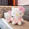 Hello Kitty Plush Toy Pink Stuffed Animal Doll Birthday Gift for Girls Student KT Cat Plushie Sitting