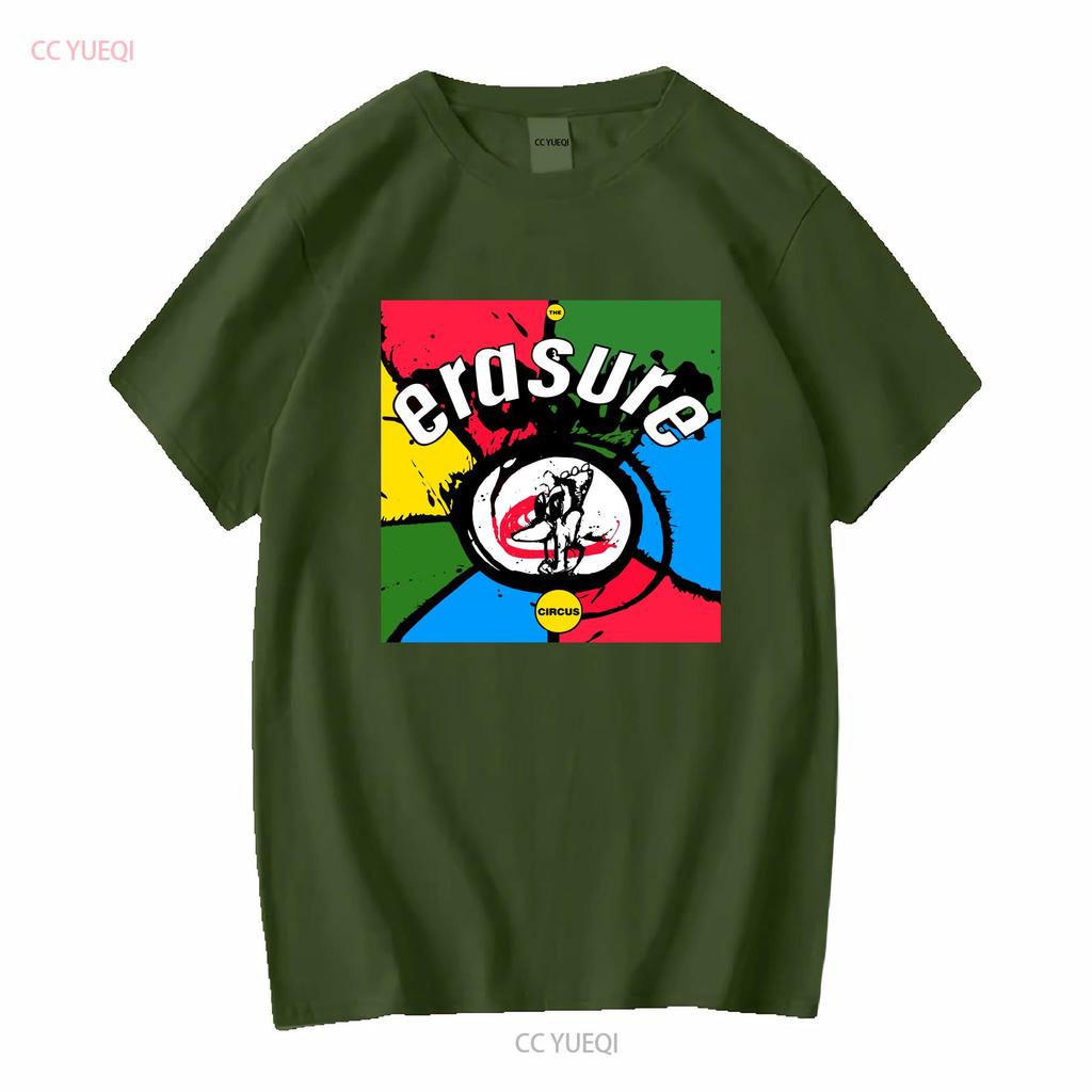 Erasure the circus Active T Shirt Logo Funny Size S to 5XL vintage Washed Casual Unisex Stretched Soft graphic designer clothes