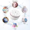 Portable Mini Washer Ultrasonic Turbo Washing Machine with USB Power Supply Suction Cups for Travel Business Trip