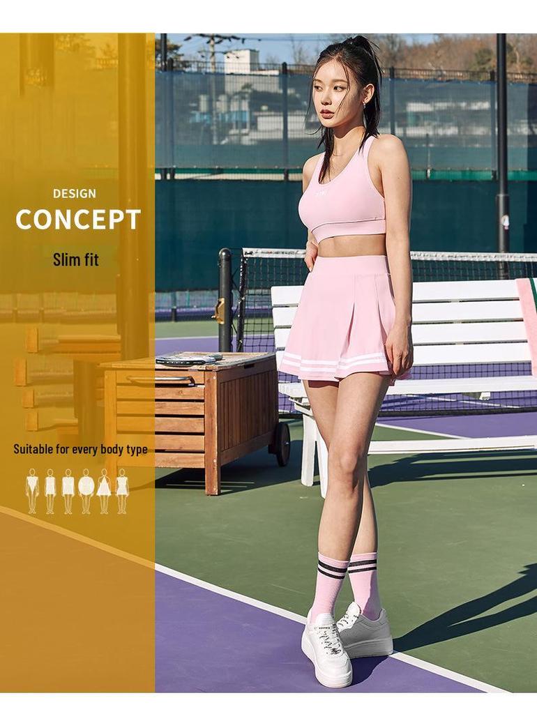 Женская быстросохнущая плиссированная спортивная юбка: Юбка для гольфа, фитнеса, бега, тенниса, бадминтона, защищающая от солнца