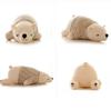 Polar Bear Plush Body Pillow, 70cm, Brown, with Vest, Perfect Gift for Children, Friends, Girlfriends, and Boyfriends