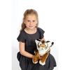 Peluche - Fauve allongé 30 cm -tigre brun
