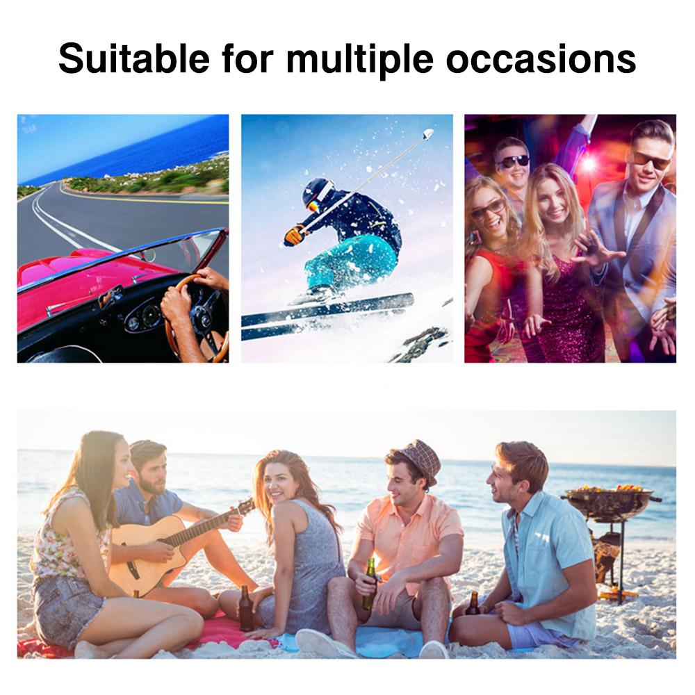 UV400 Protection Tea Brown Sunglasses Travel and Street Style Men's Driving Sun Glasses  Unisex