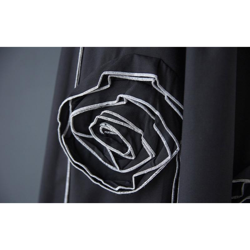 DIMANAF 2025 Весна Женские Новые Юбки Винтажные Свободные Эластичная Талия Плиссированные Элегантные Длинные Юбки Цветочные Большого Размера