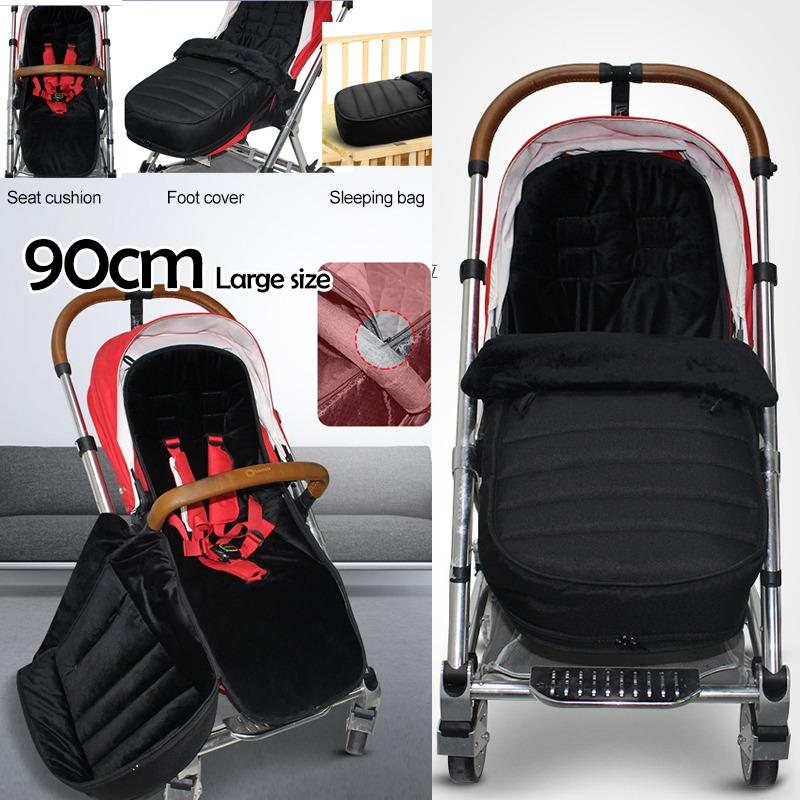 Универсальная коляска, накидки на ноги, спальный мешок, удобные носки, коляска, коляска, коляска, 90 см