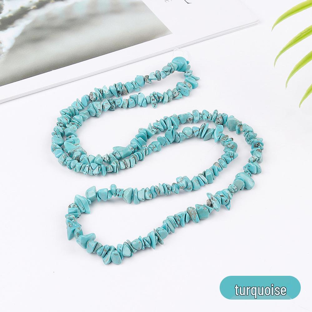 Custom Natural Crushed Stone Lapis Lazuli & Rose Quartz Irregular Loose Beads for DIY Bracelet Jewelry