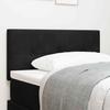 Headboard Black 80 cm Velvet