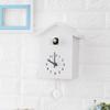 Accurate Bird House Clock House Shape Wall Art Modern Design Cuckoo Chime Garden