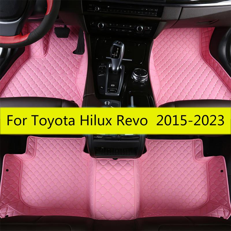 Car Floor Mats Fit For Toyota Hilux Revo 2015 2016 2017 2018 Auto Carpet Pads Vehicle Foot Rugs
