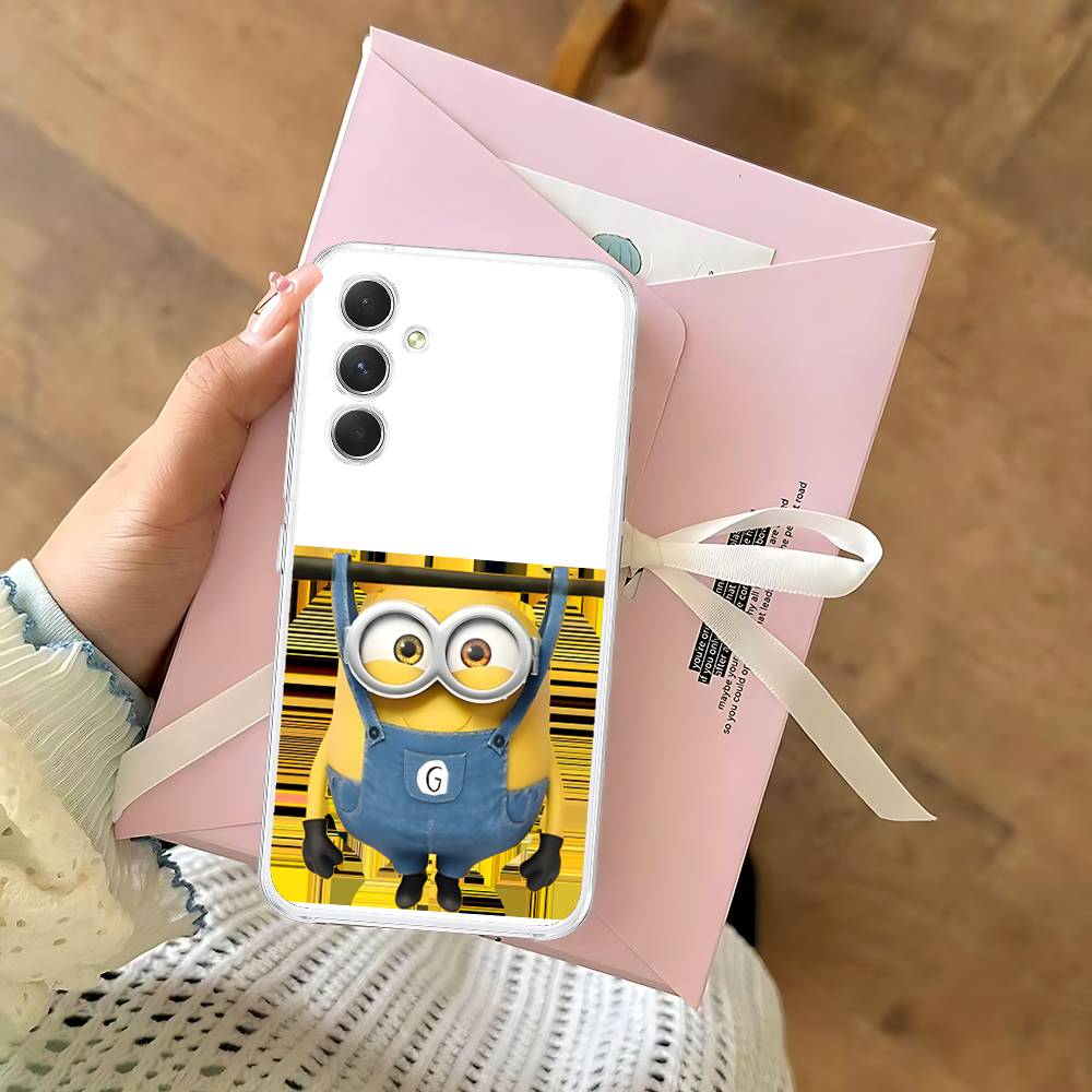 Чехол для телефона MOVIE M-Minions для Samsung Galaxy S25 S24 S23 S22 S21 FE Ultra Plus A32 A53 A13 A31 Мягкий чехол