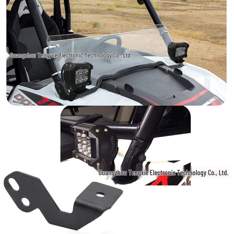 Polaris RZR XP 1000/900S A-Pillar Spotlight Bracket for ATV Work Lights