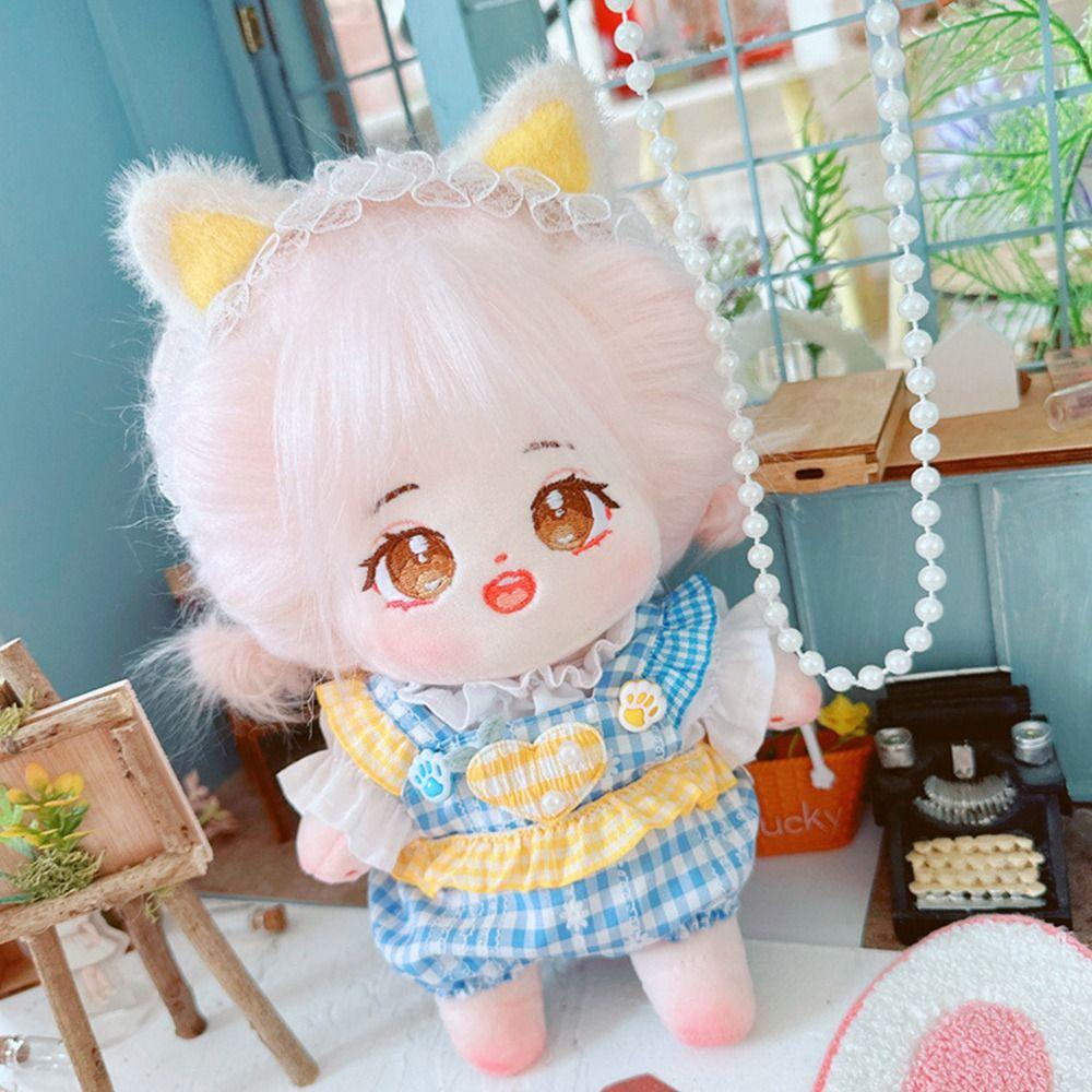 Clothes Decor Fashion Doll Dresses Plush Doll Headwear 20cm Doll Accessories Cute Headband