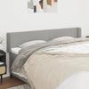 VidaXL Headboard with Ears Light Grey 183x16x78-88 Cm Fabric3118642