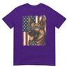 Patriotic American Flag Gerunisex Shepherd 4th Of July TShirt