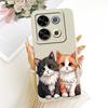 For ITEL P65 Cute Cat Flower Cartoon Phone Case For Itel P671L ItelP65 Shockproof Soft Silicone Covers Bumpers