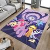 Little Pony Adventure Carpet For Playroom Bedroom Living Room Sofa Home Decorkids Game Area Rug Nonslip Floor Mat