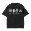 Puerto Rico DTMF Debi Tirar Mas Fotos Washed T Shirt Streetwear Hip Hop Vintage T-Shirts Bads Bunnys Tees Tops for Women Unisex