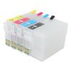 4 Colors Ink Cartridge with Permanent Chip Printer Refill Ink Box Replacement Black Cyan Magenta Yellow T252XL1 T252XL2