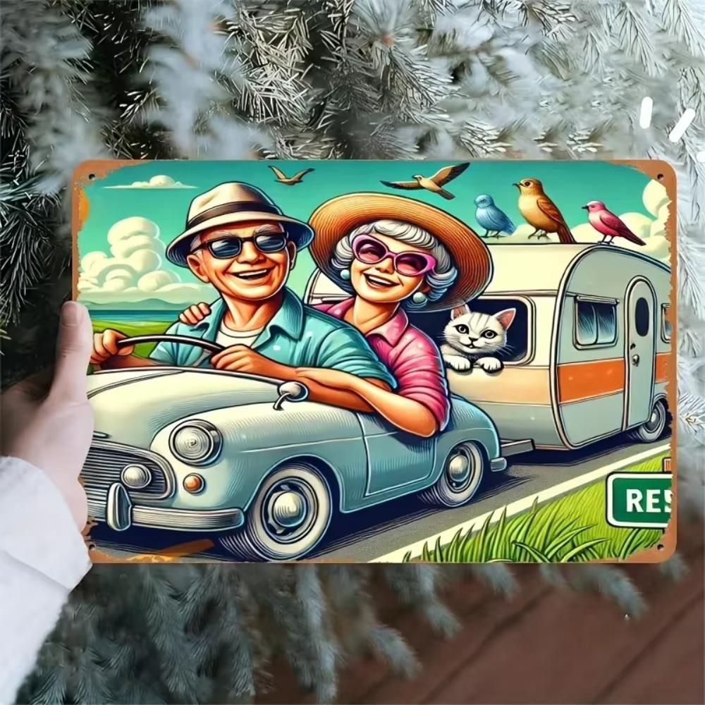 Tin Sign Metal Wall Art RV Kitchen Bar Garage Decor Man Cave Gift Home