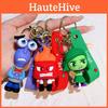 Adorable 2024 Movie Inside Out Keychain With Cute Amy Bobby Dr. Sadness Silicone Keyring For Men And Women