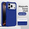 Силиконовый чехол с эффектом ряби на воде для Magsafe, беспроводной зарядки, магнитный чехол для телефона для iPhone Air 17 16 15 14 Pro Max, мягкая противоударная крышка