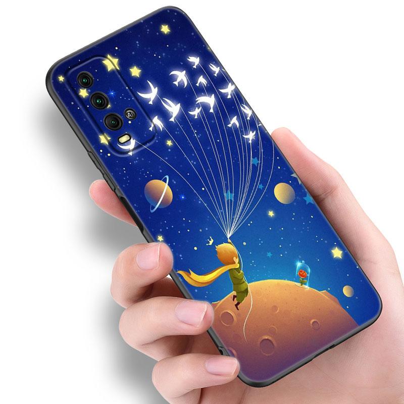 Чехол для телефона Art Little Prince для Xiaomi Redmi Note 5 6 9T K20 K40 K50 Pro 7A 8A 9A 9C 9i 10A 10C A1 S2 Мягкий черный чехол из ТПУ