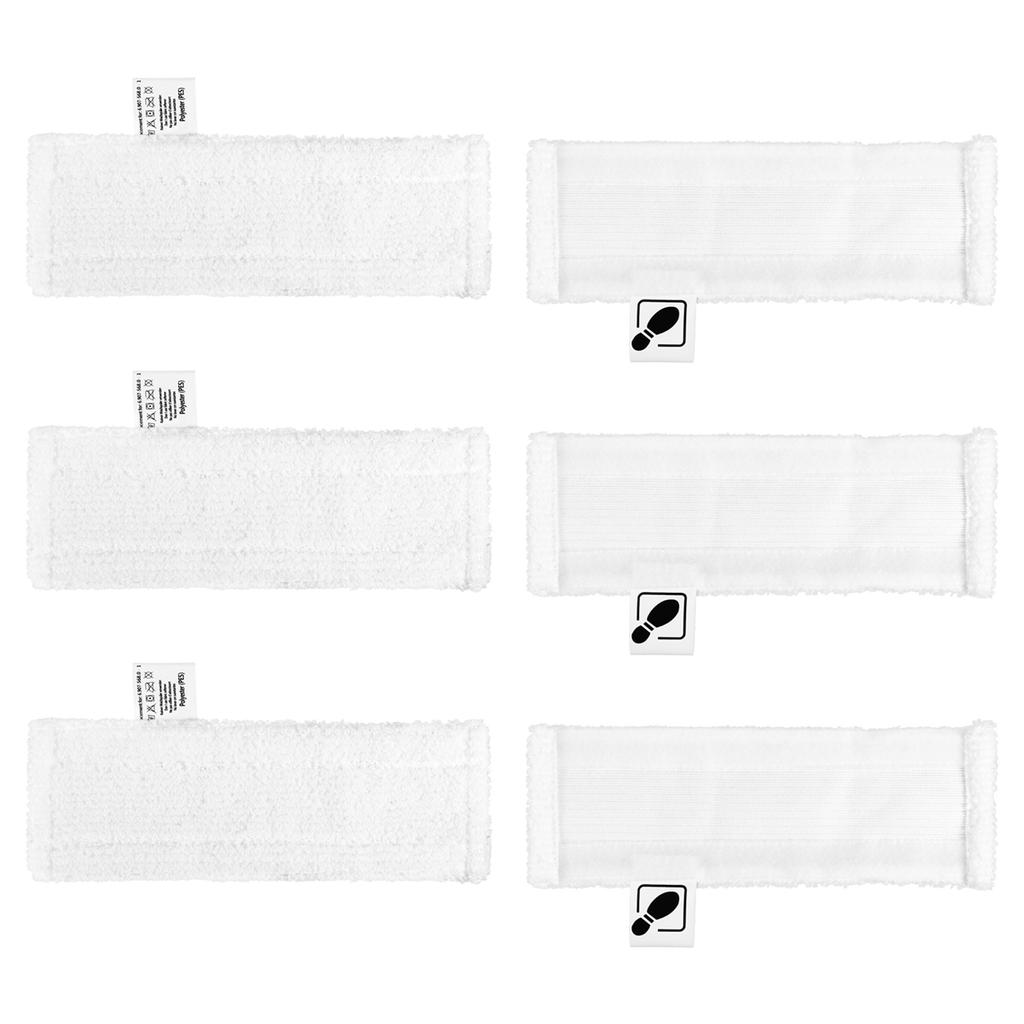 6 Pcs Microfiber Mop Cloth Pad for Karcher EasyFix SC 2, SC 3, SC 4, SC 5 Steam Cleaner Durable Replacement Accessories