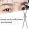 Eyebrow Golden Ratio Ruler Stainless Steel Microblading Eyebrow Makeup Tattoo Measuring Tool