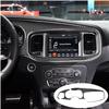 Car Interior Decoration Protection Carbon Fiber Sticker For Dodge Charger 2015-up Deluxe Auto Styling