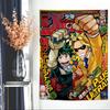 My HHero AAcademia Cartoon Tapestry Hippie Flower Wall Carpets Dorm Decor Art Home Decor