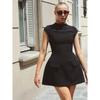 Solid Color Round Neck Sleeveless Dress Solid Color Round Neck Sleeveless Dress Female