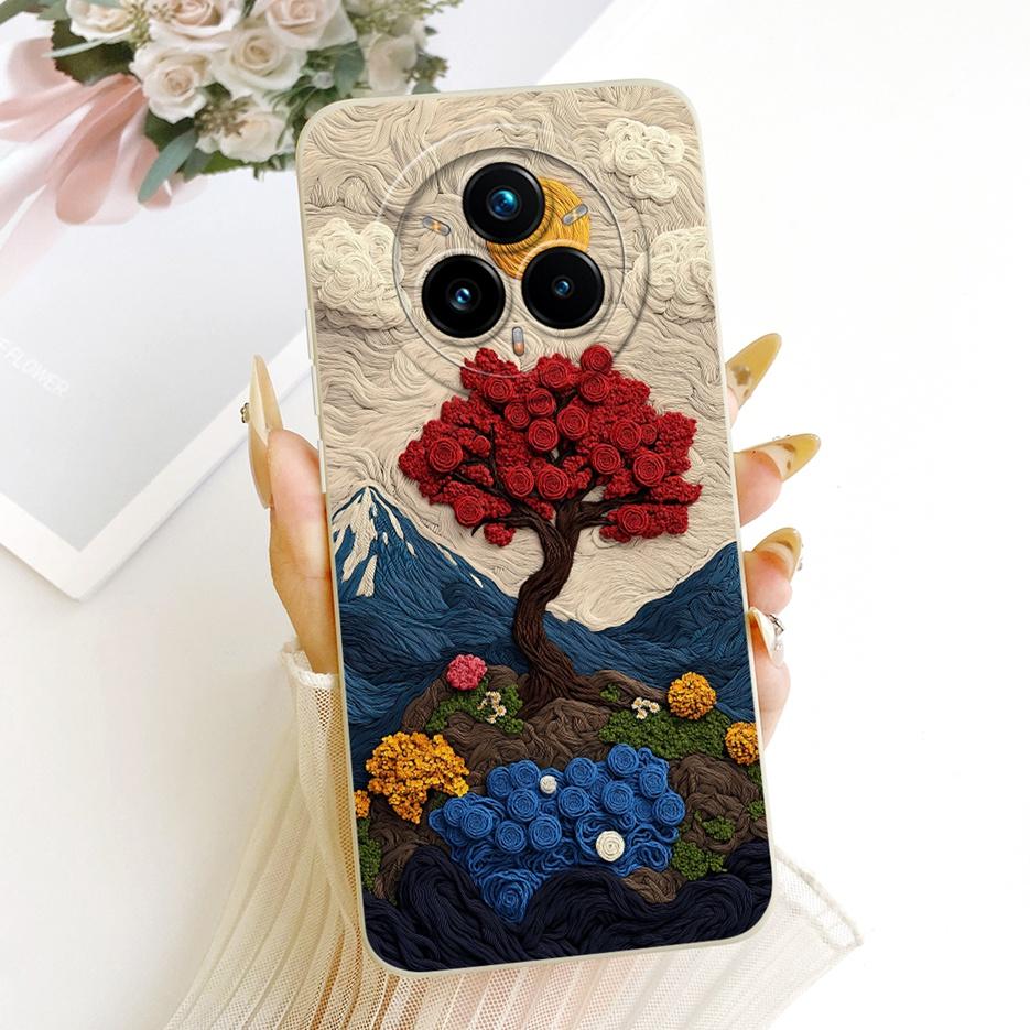 Чехол для Realme 14 Pro 5G RMX5056 Крутой Чехол с Рисунком Совы и Дракона Мягкий Силиконовый Чехол Для Realme 14 Pro Plus Realme14 Pro+ 5G Корпус