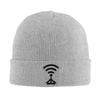 Новая вязаная шапка с иконкой Wifi для медитации, теплая, модная, осенне-зимняя, для улицы, унисекс, для взрослых