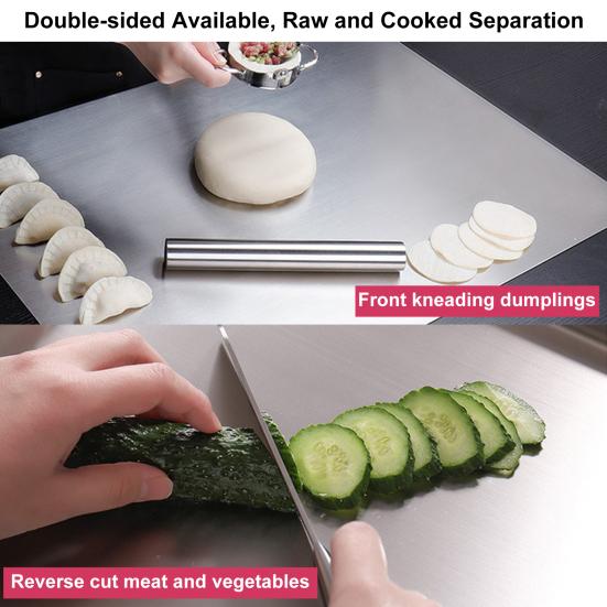 Excellent Smooth Surface Wide Application Non-slip Food Chopping Block Cutting Board Mat Home Supplies Food Chopping Board