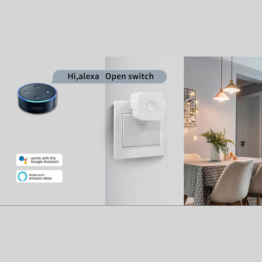 Tuya BT Fingerbot Интеллектуальный палец-робот Беспроводная кнопка переключения Толкатель Бот Работает с голосовым приложением