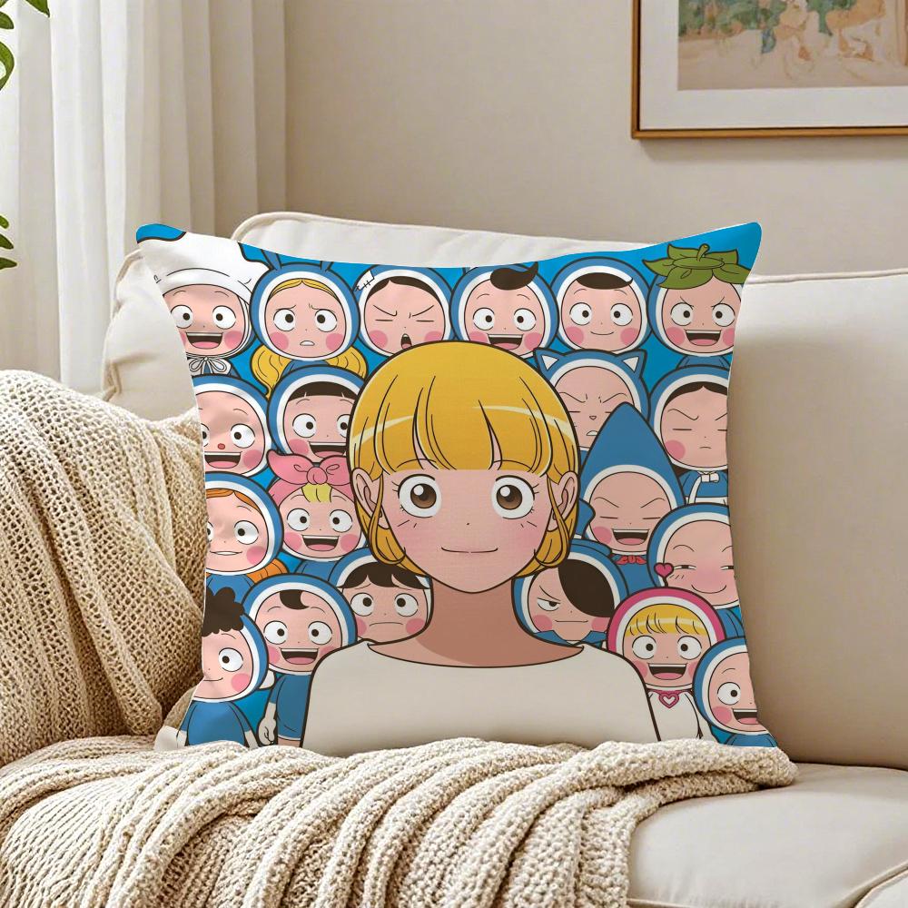 Cute Korean Movie YYumis Cells Cushion Cover Pillowcase Antidustmite living Room Sofa Decor Cushion Room