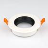 MR16 GU10 Base Socket Fixture Replaceable Light Source Square Round Recessed Ceiling Lighting Downlight Spotlight Mounting Frame